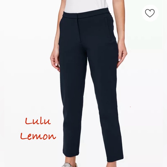 Lulu NWT On the Move Pants 28” - Women’s 2 Black - Picture 3 of 16